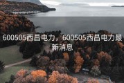 600505西昌电力，600505西昌电力最新消息