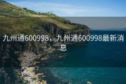 九州通600998，九州通600998最新消息