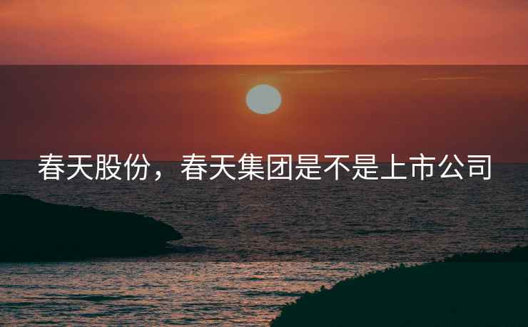春天股份，春天集团是不是上市公司