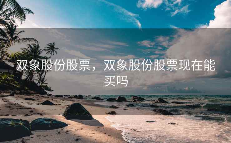 双象股份股票，双象股份股票现在能买吗